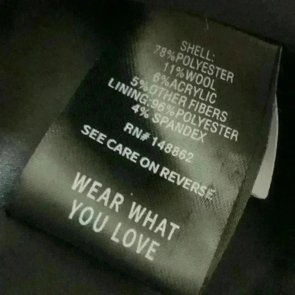 Torrid Gray Black Animal Leopard  Woolen  Coat Jacket Plus Size 6X (30W] New - Picture 7 of 7